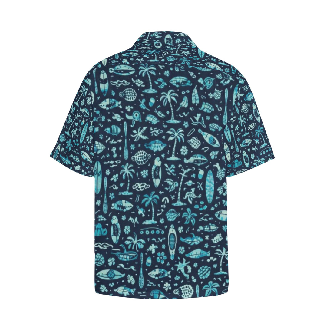 Hawaiian Shirt with Chest Pocket (T58)