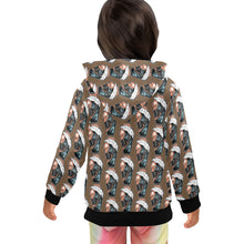 Load image into Gallery viewer, Little Girls&#39; Zip Up Hoodie
