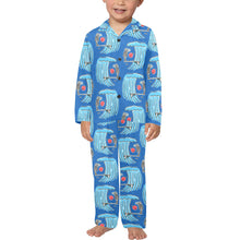 Load image into Gallery viewer, Little Boys&#39; V-Neck Long Pajama Set
