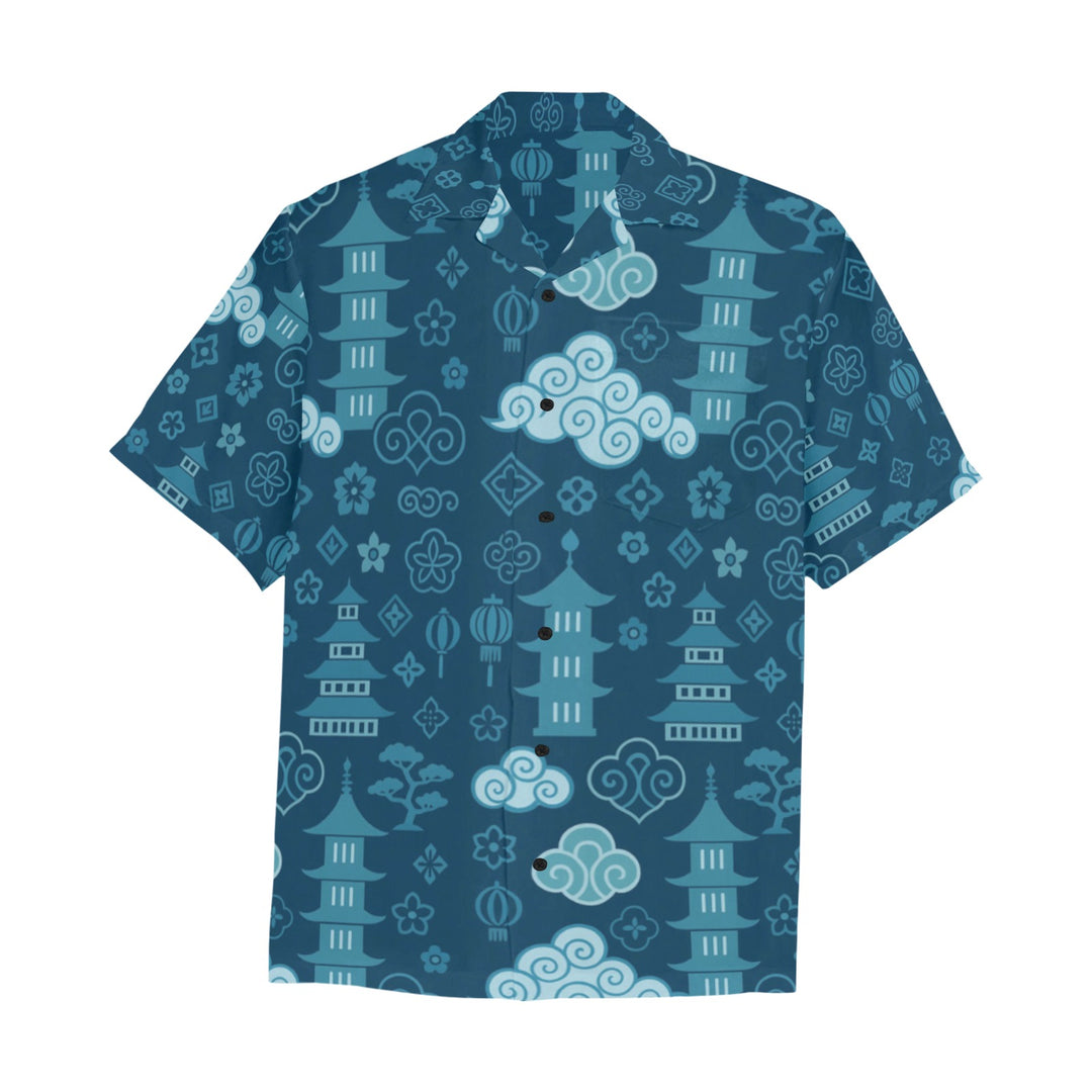 Hawaiian Shirt with Chest Pocket