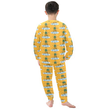 Load image into Gallery viewer, Little Boys&#39; Crew Neck Long Pajama Set
