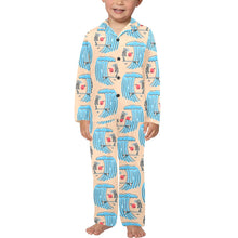 Load image into Gallery viewer, Little Boys&#39; V-Neck Long Pajama Set
