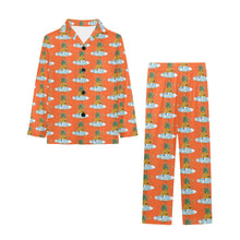 Load image into Gallery viewer, Little Boys&#39; V-Neck Long Pajama Set
