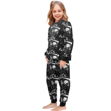 Load image into Gallery viewer, Little Girls&#39; Crew Neck Long Pajama Set
