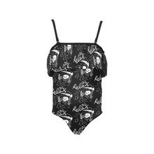 Load image into Gallery viewer, Kids&#39; Spaghetti Strap Ruffle Swimsuit
