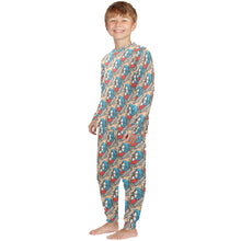 Load image into Gallery viewer, Little Boys&#39; Crew Neck Long Pajama Set
