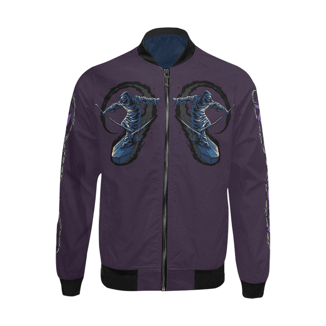 Men's All Over Print Bomber Jacket (Model H31)