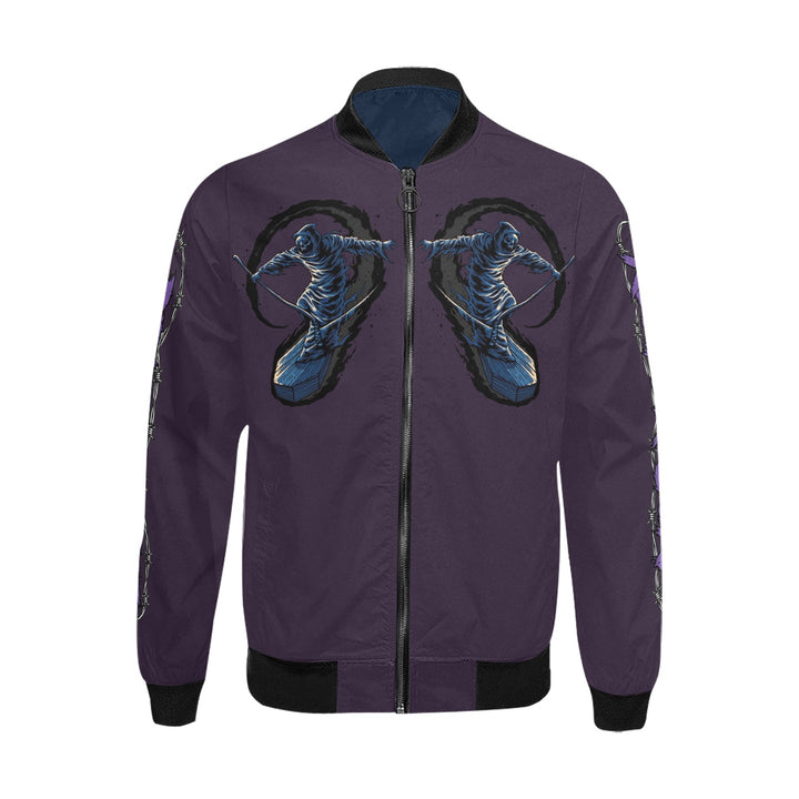 Men's All Over Print Bomber Jacket (Model H31)