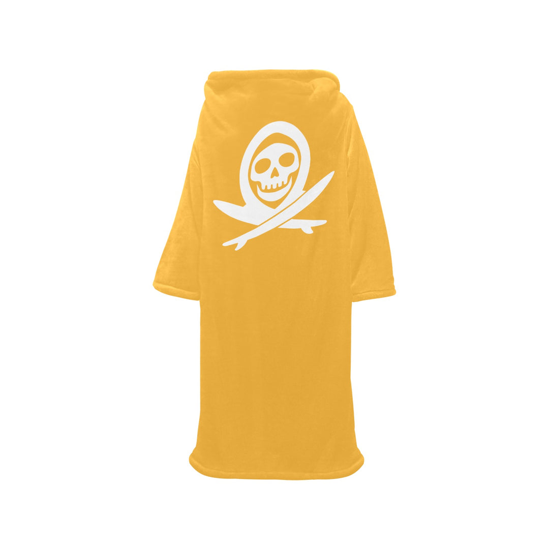 Blanket Robe with Sleeves for Adults