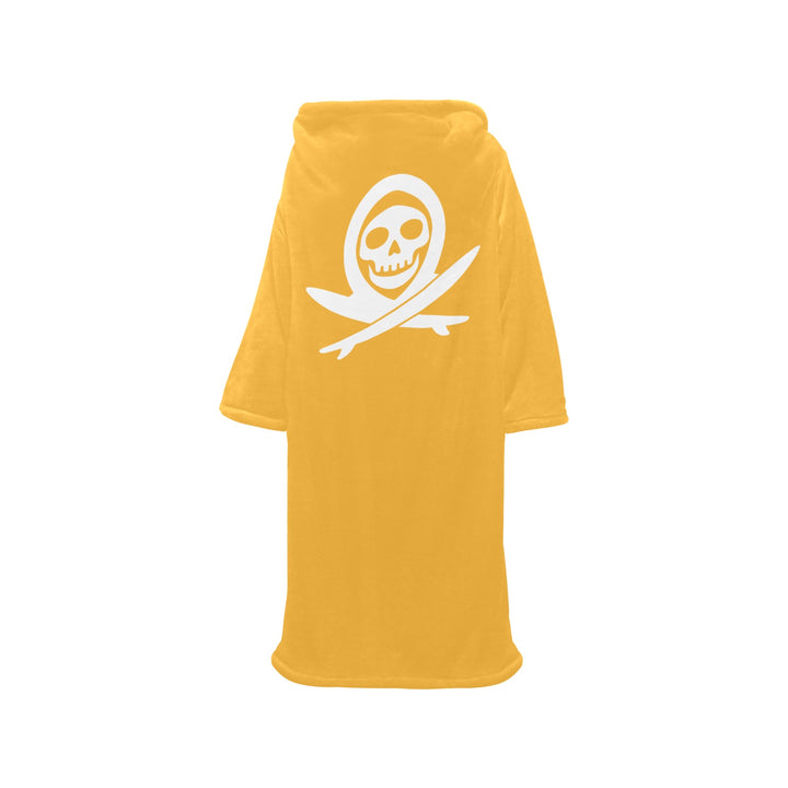 Blanket Robe with Sleeves for Adults