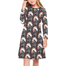 Load image into Gallery viewer, Girls&#39; Long Sleeve Dress
