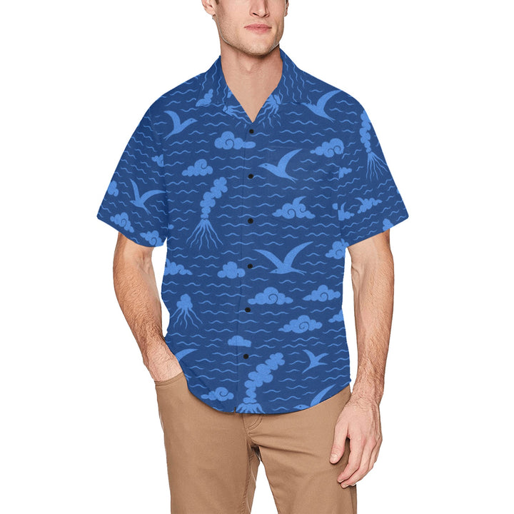 Hawaiian Shirt with Chest Pocket