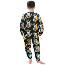 Load image into Gallery viewer, Little Boys&#39; Crew Neck Long Pajama Set
