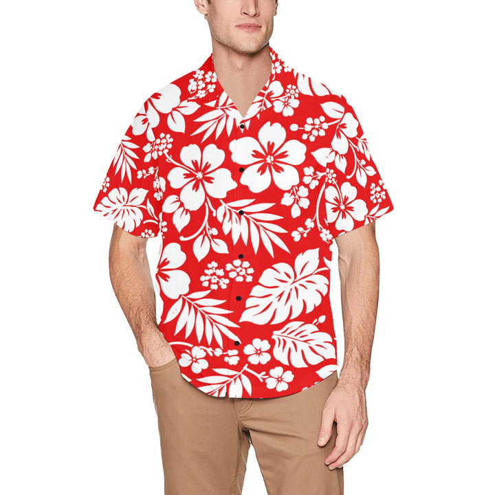 Hawaiian Shirt with Chest Pocket (T58)