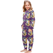 Load image into Gallery viewer, Little Girls&#39; Crew Neck Long Pajama Set
