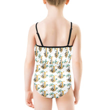 Load image into Gallery viewer, Kids&#39; Spaghetti Strap Ruffle Swimsuit
