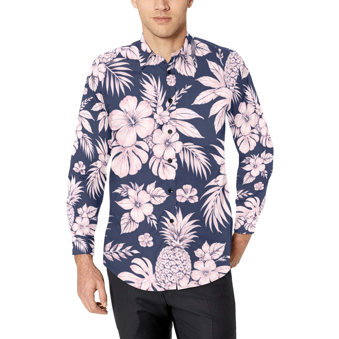 Men's All Over Print Long Sleeve Shirt(Without Pocket)(T61)