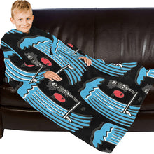 Load image into Gallery viewer, Blanket Robe with Sleeves for Kids
