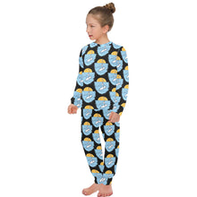 Load image into Gallery viewer, Big Girls&#39; Crew Neck Long Pajama Set
