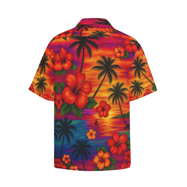 Hawaiian Shirt with Chest Pocket