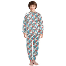 Load image into Gallery viewer, Big Boys&#39; Crew Neck Long Pajama Set
