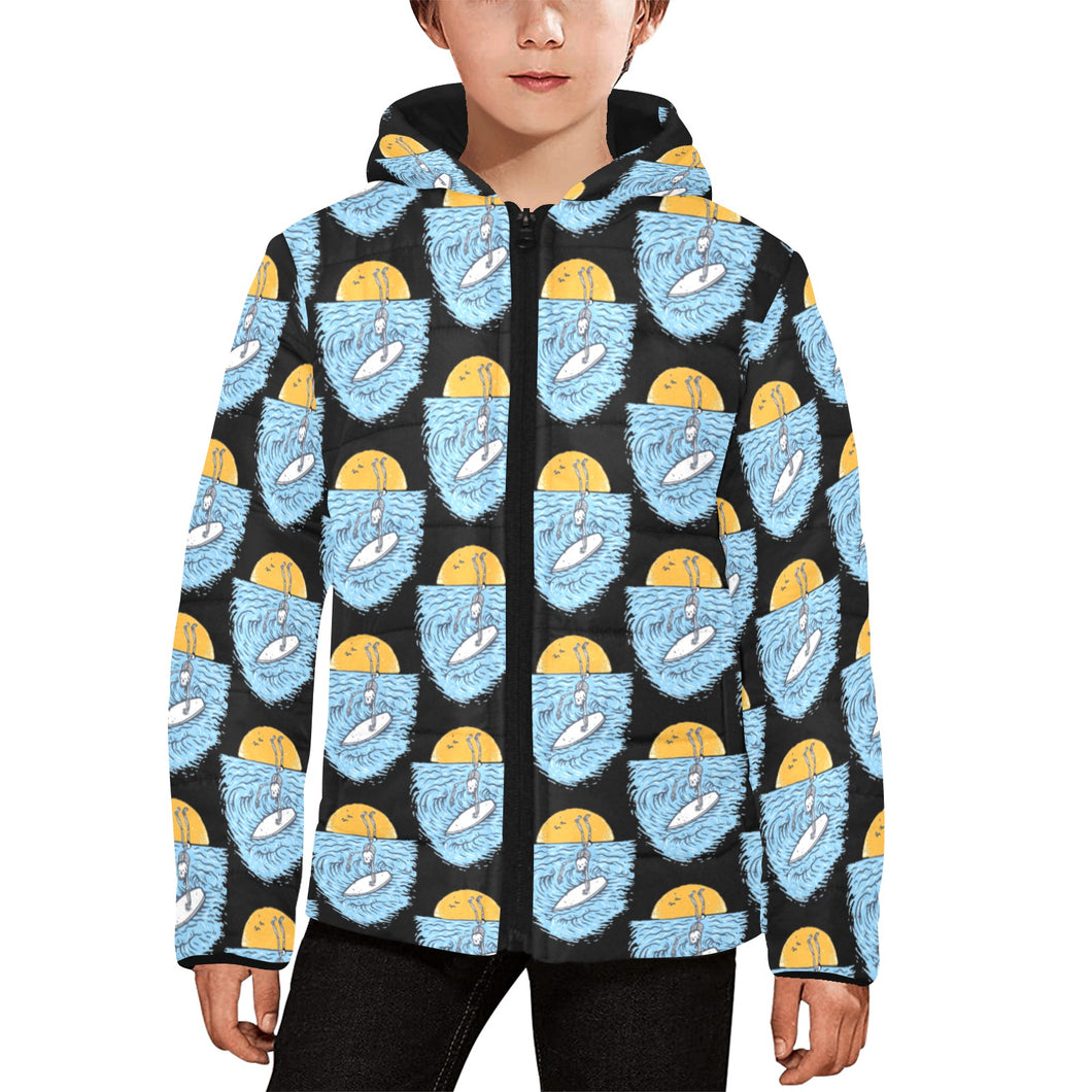 Kids' Padded Hooded Jacket