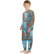 Load image into Gallery viewer, Little Boys&#39; Crew Neck Long Pajama Set
