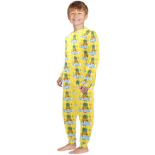 Load image into Gallery viewer, Little Boys&#39; Crew Neck Long Pajama Set
