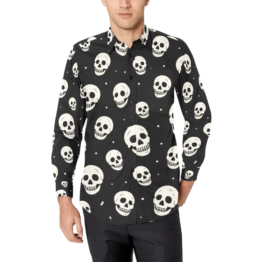 Men's All Over Print Long Sleeve Shirt(Without Pocket)(T61)