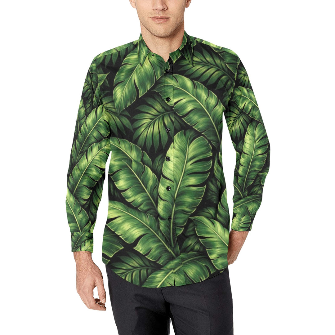 Men's All Over Print Long Sleeve Shirt(Without Pocket)(T61)