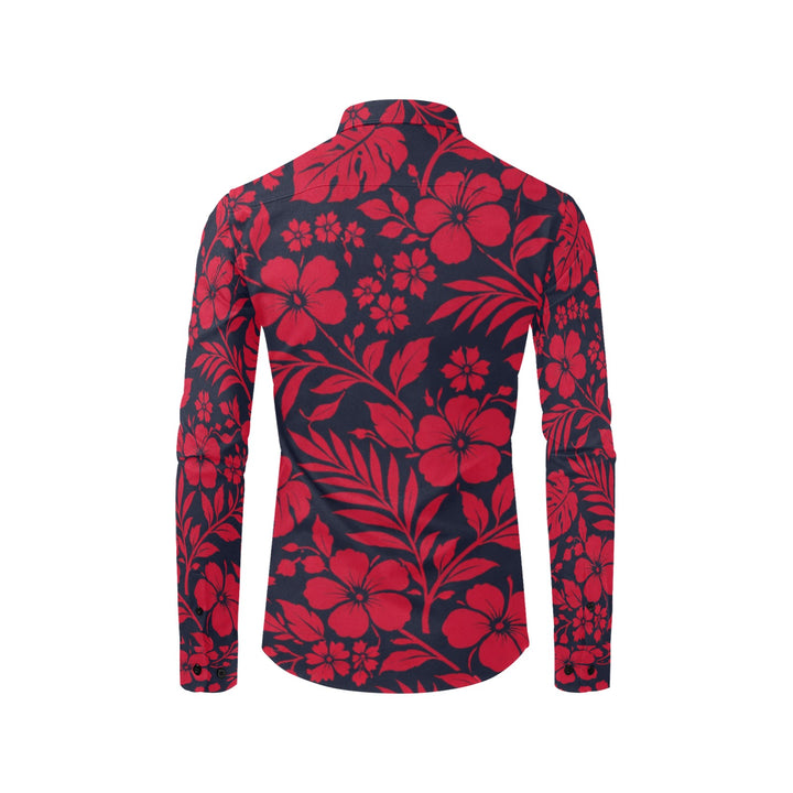 Men's All Over Print Long Sleeve Shirt(Without Pocket)(T61)