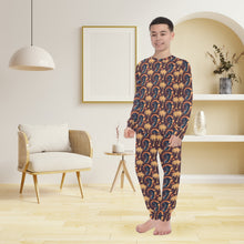 Load image into Gallery viewer, Big Boys&#39; Crew Neck Long Pajama Set
