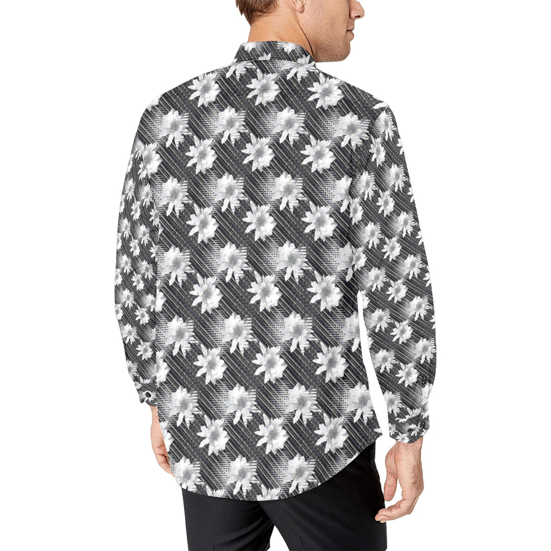 Men's All Over Print Long Sleeve Shirt(Without Pocket)(T61)