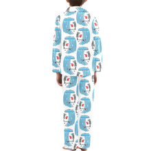 Load image into Gallery viewer, Big Boys&#39; V-Neck Long Pajama Set
