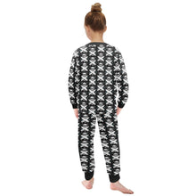 Load image into Gallery viewer, Little Girls&#39; Crew Neck Long Pajama Set
