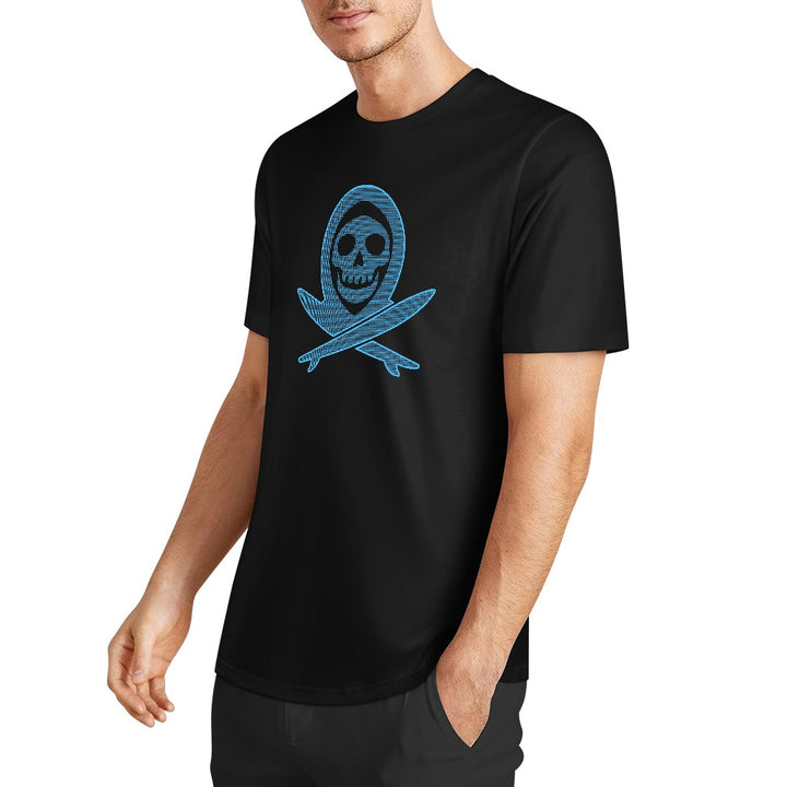 New Pure cotton short sleeved T-shirt Front print Multiple colors