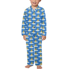 Load image into Gallery viewer, Little Boys&#39; V-Neck Long Pajama Set
