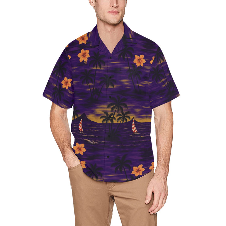 Hawaiian Shirt with Chest Pocket