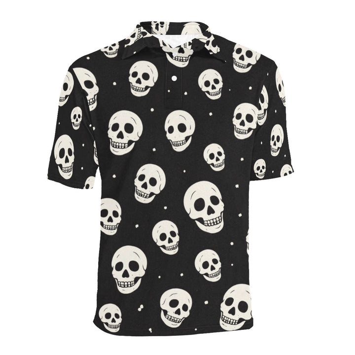 Men's All Over Print Polo Shirt (T55)