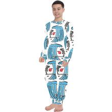 Load image into Gallery viewer, Big Boys&#39; Crew Neck Long Pajama Set
