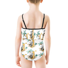 Load image into Gallery viewer, Kids&#39; Spaghetti Strap Ruffle Swimsuit
