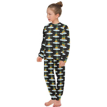 Load image into Gallery viewer, Big Girls&#39; Crew Neck Long Pajama Set
