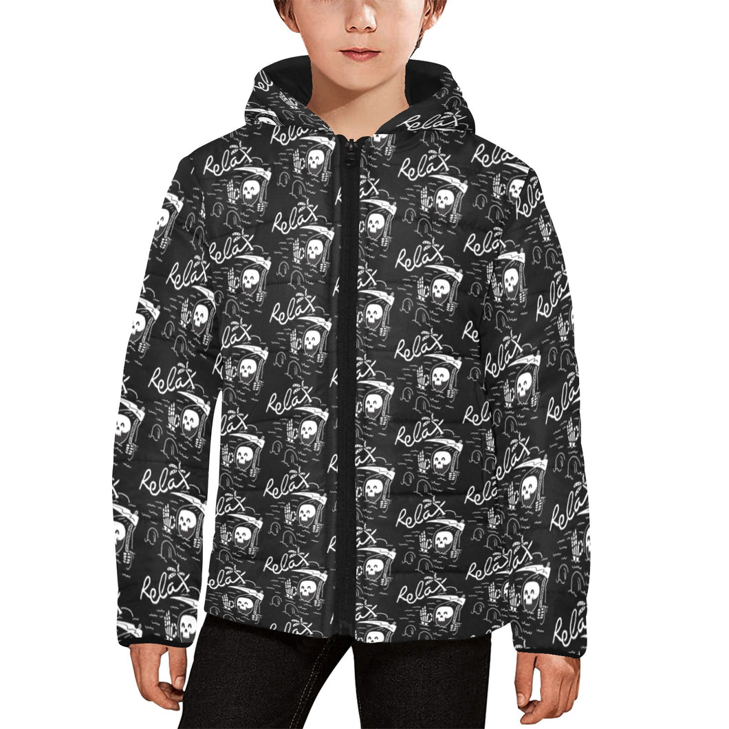 Kids' Padded Hooded Jacket