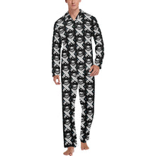 Load image into Gallery viewer, Men&#39;s V-Neck Long Pajama Set
