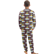 Load image into Gallery viewer, Big Boys&#39; Crew Neck Long Pajama Set
