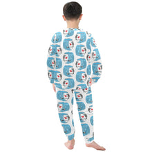 Load image into Gallery viewer, Little Boys&#39; Crew Neck Long Pajama Set
