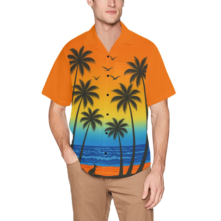 Hawaiian Shirt with Chest Pocket