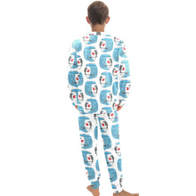 Load image into Gallery viewer, Big Boys&#39; Crew Neck Long Pajama Set
