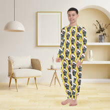 Load image into Gallery viewer, Big Boys&#39; Crew Neck Long Pajama Set
