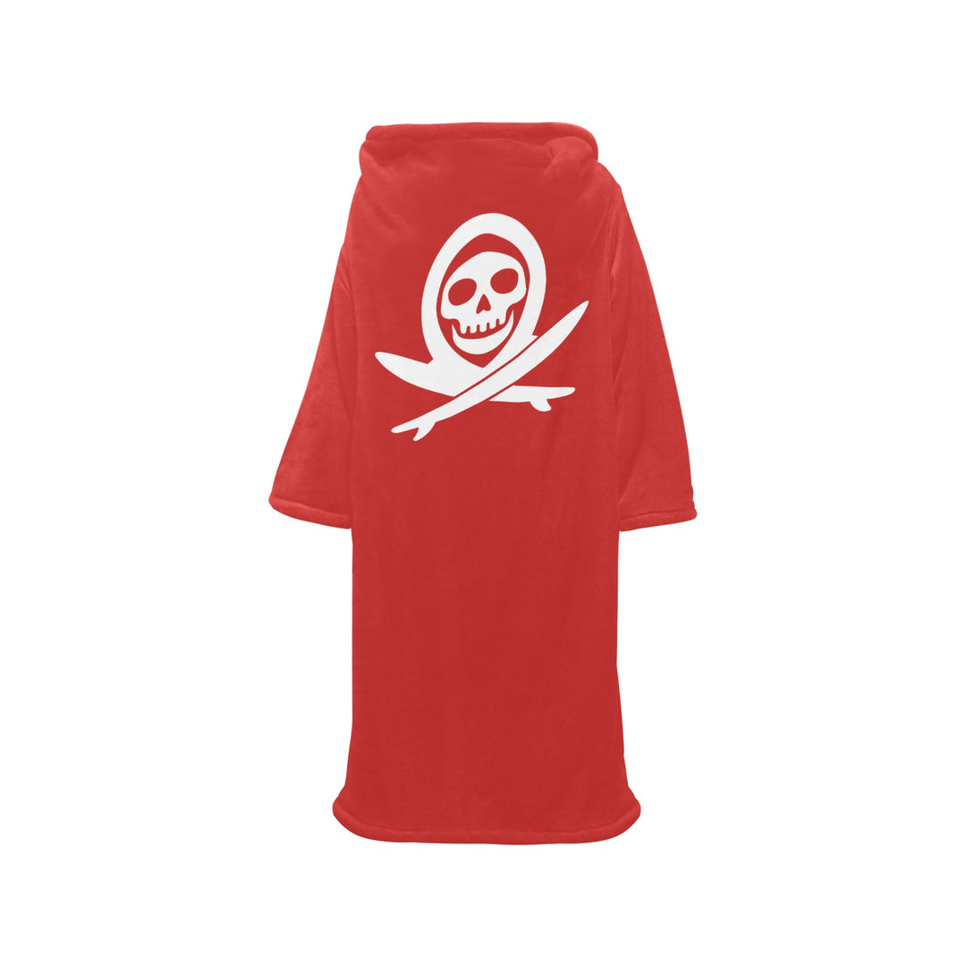 Blanket Robe with Sleeves for Adults